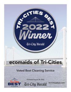 Best Cleaning Service Award Tri-Cities Area from Tri-City Herald