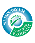 We proudly use green seal certified products